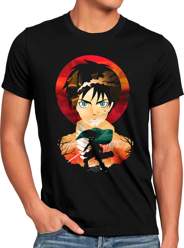 A.N.T. Titan Conquerer Herren T-Shirt attack anime japan manga on titan aot