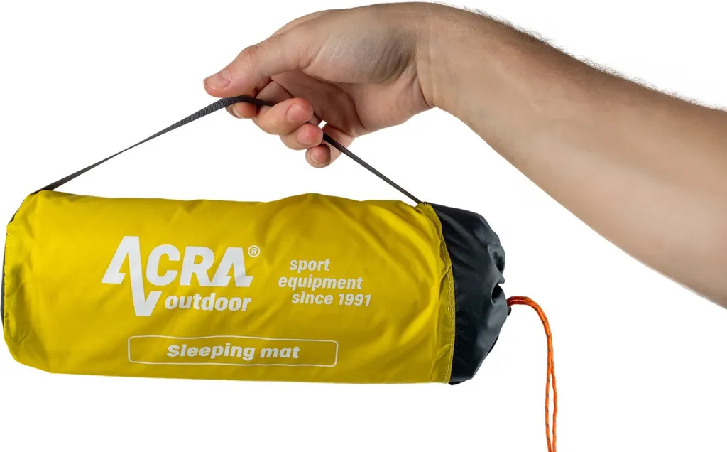 Matelas gonflable ACRA L48-ZL jaune contre le mal de dos en camping