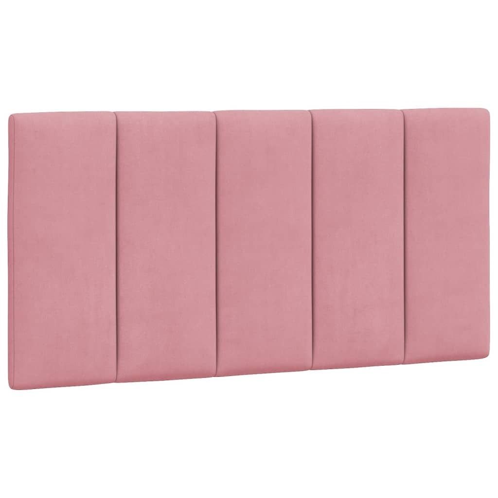 Kopfteil-Kissen "Hanko" Rosa 100 cm Samt