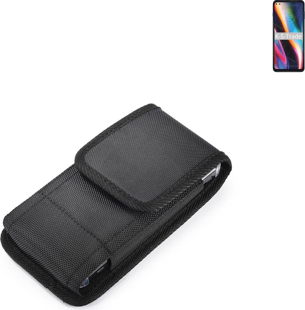 Holster Gürteltasche kompatibel mit Motorola Moto G 5G Plus Holster Gürtel Tasche wasserabweisend Handy Hülle Schutz Hülle Outdoor schwarz