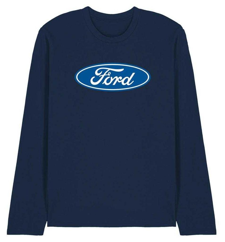Ford - "Dimensional" T-Shirt für Herren/Damen Uni, Langärmlig TV33894 (S) (Marine)