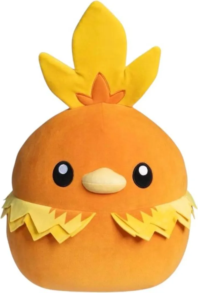 Squishmallows Pokémon Poussifeu 25cm Peluche Anti-Stress Moelleuse