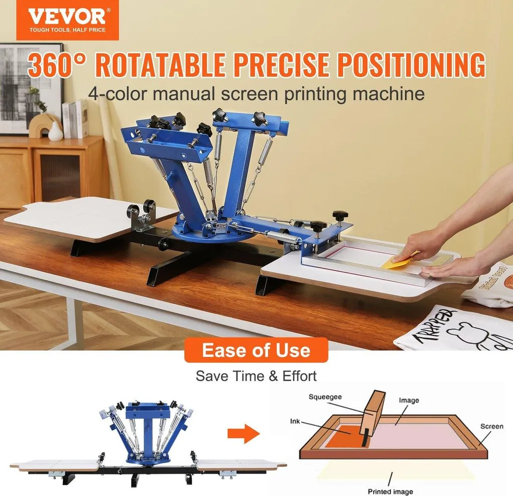 Machine sérigraphie 4 couleurs 2 stations pour alignement précis - 2