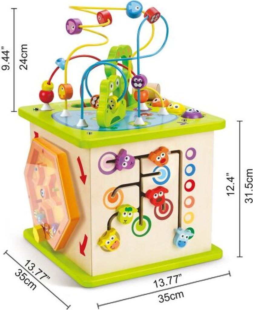 Hape Totally Amazing Motorikwürfel Kleine Tierchen, E1810 Produktbild 39