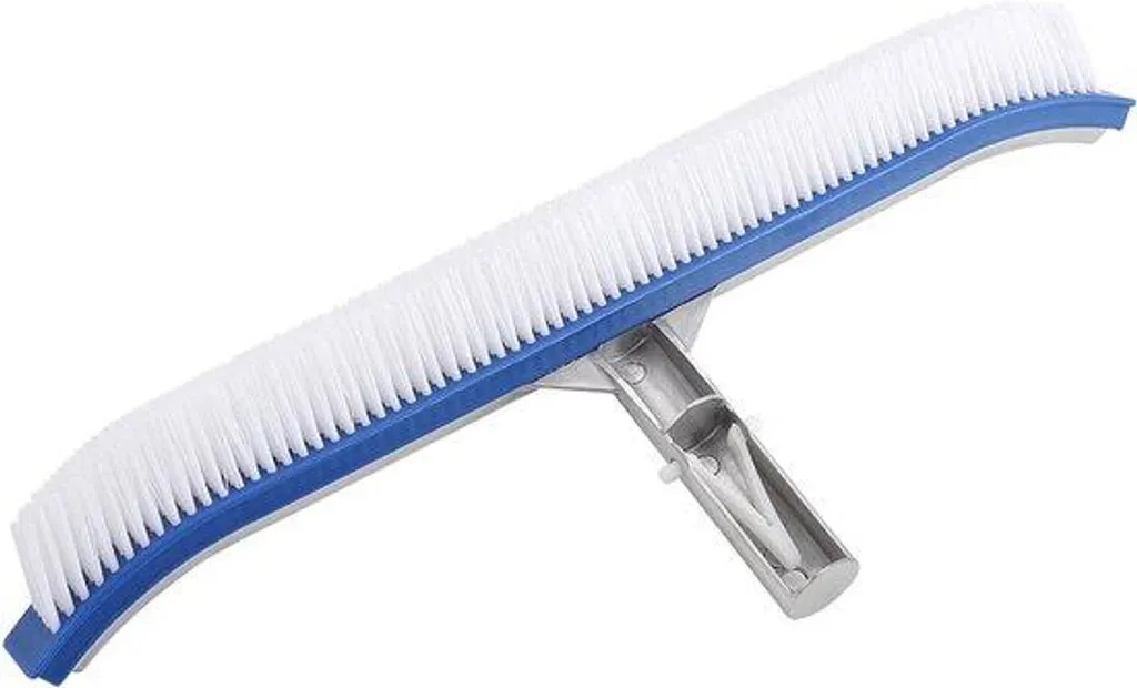 Brosse de piscine en aluminium 45cm ultra robuste pour parois et fond