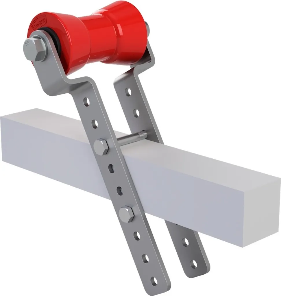 Rullo SUPROD Chiglia Poliuretano 130mm Supporto H Barca