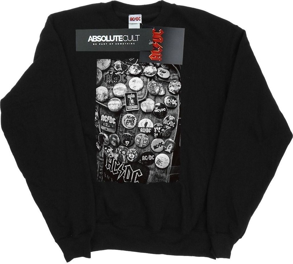 AC/DC - Sweat-shirt pour homme BI3806 (XL) (Noir) Image du produit 