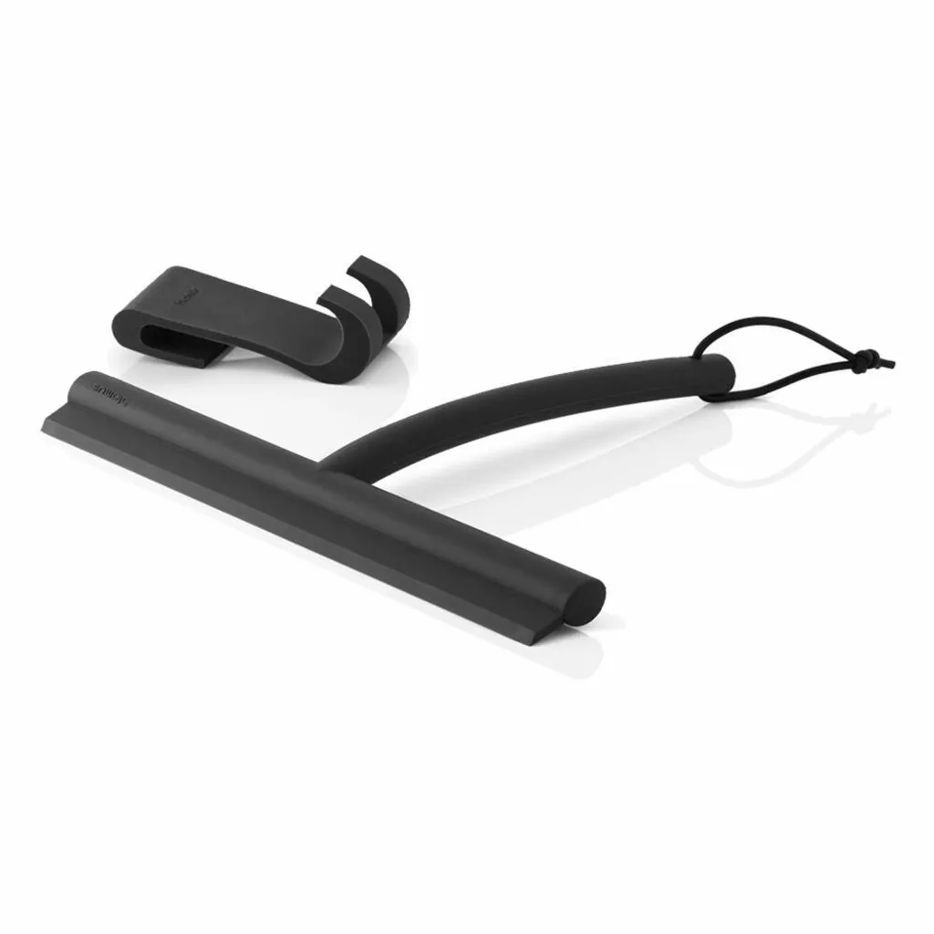 Blomus Vipo tergicristallo per doccia, tergicristallo, spatola per doccia, silicone, 20 cm, magnete / antracite 68982