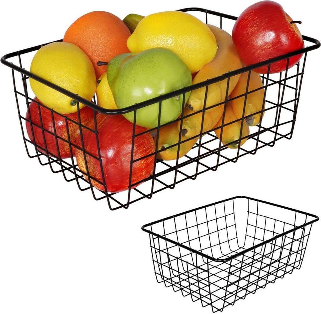 HIT Obstkorb Gemüsekorb Korb Schüssel in SCHWARZ Produktbild 