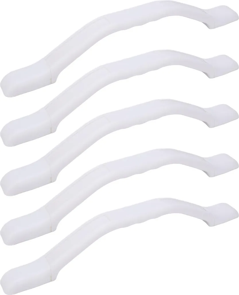 Lot de 5 poignées en plastique ABS noir haute résistance pour camping-car