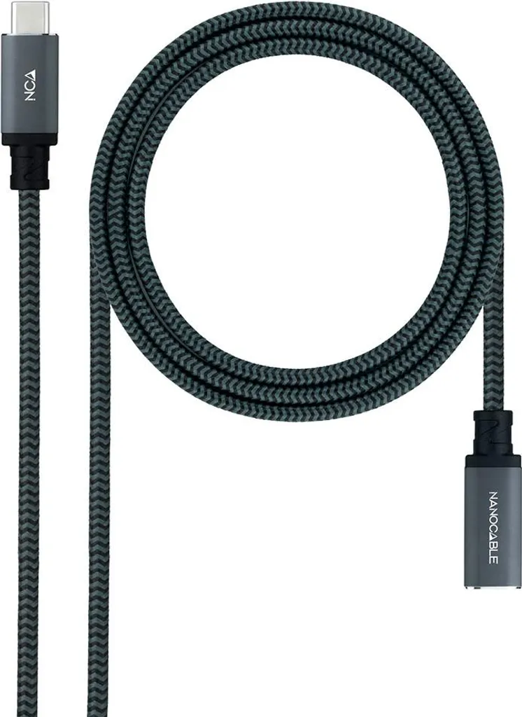 Cavo USB-C Professionale Nanocable 1m | Ideale per Smart Working 4K