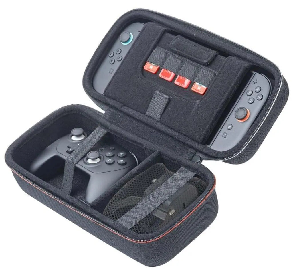Étui de protection antichoc avec rangements pour Switch 2 - 3