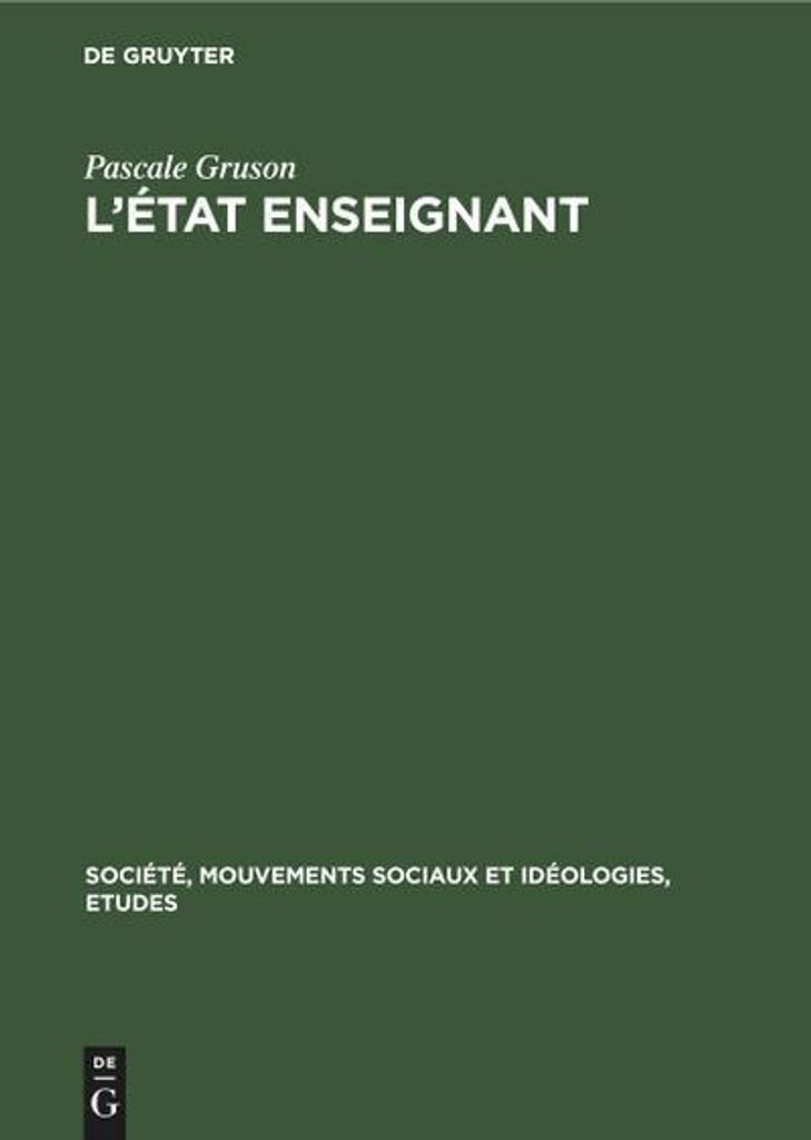 L'État enseignant