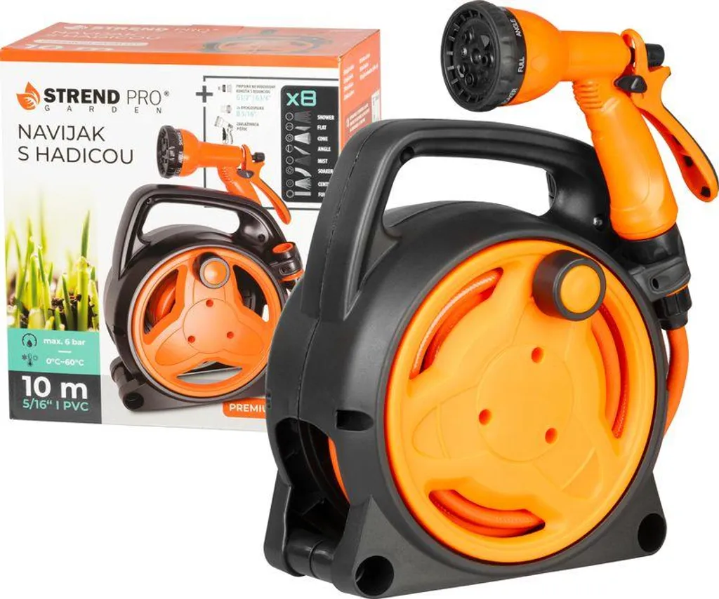 Strend Pro Garden Avvolgitubo 10m: Il Tuo Giardino Sempre Ordinato