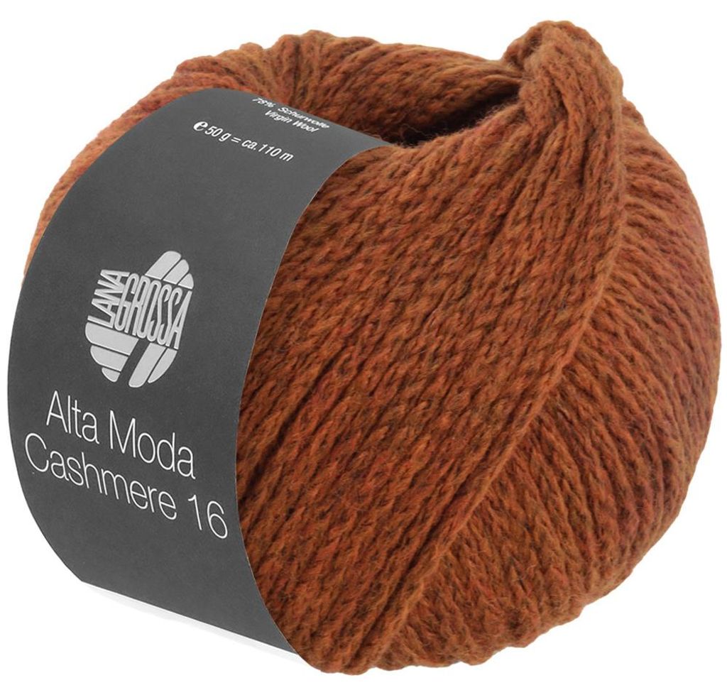Lana Grossa -  Alta Moda Cashmere 16 0064 nussbraun Produktbild 