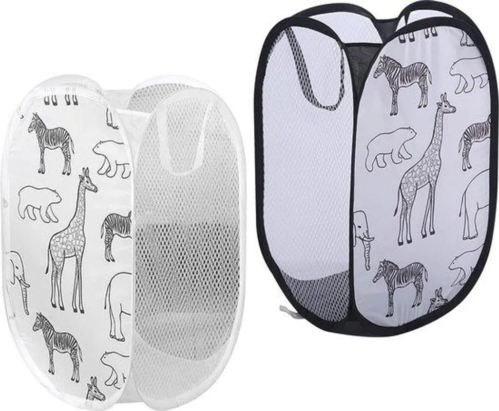 Paniers à Linge Pliables pour Studio et Petit Espace Lot de 2 Coloris