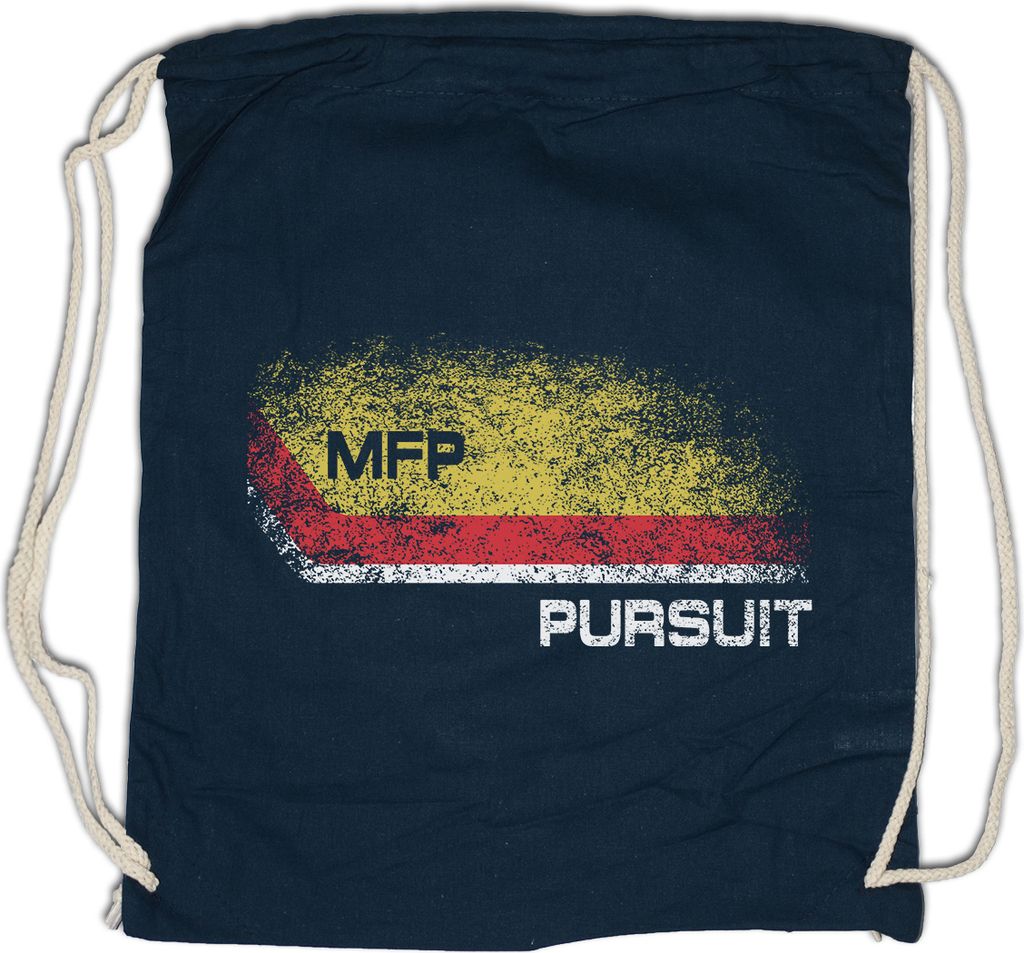 Urban Backwoods Pursuit Main Force Patrol Logo, Turnbeutel, Farbe: Navy