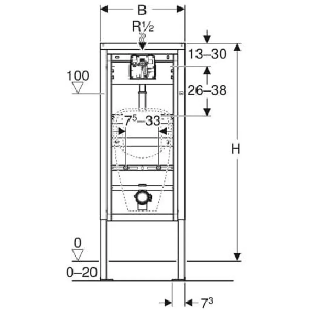 Solution Urinoir Geberit Duofix Basic : Fini les Fuites et le Bruit - 4
