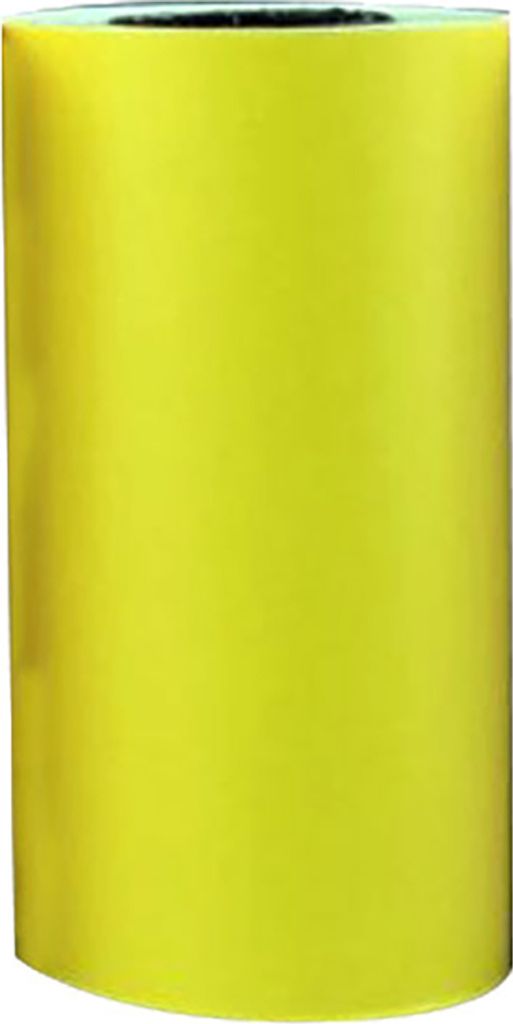 1 Roll-Fotodruckaufkleber Stufliger selbstklebender thermischer Aufkleber farbenfroher Wärmeaufkleber für Büro-Gelb