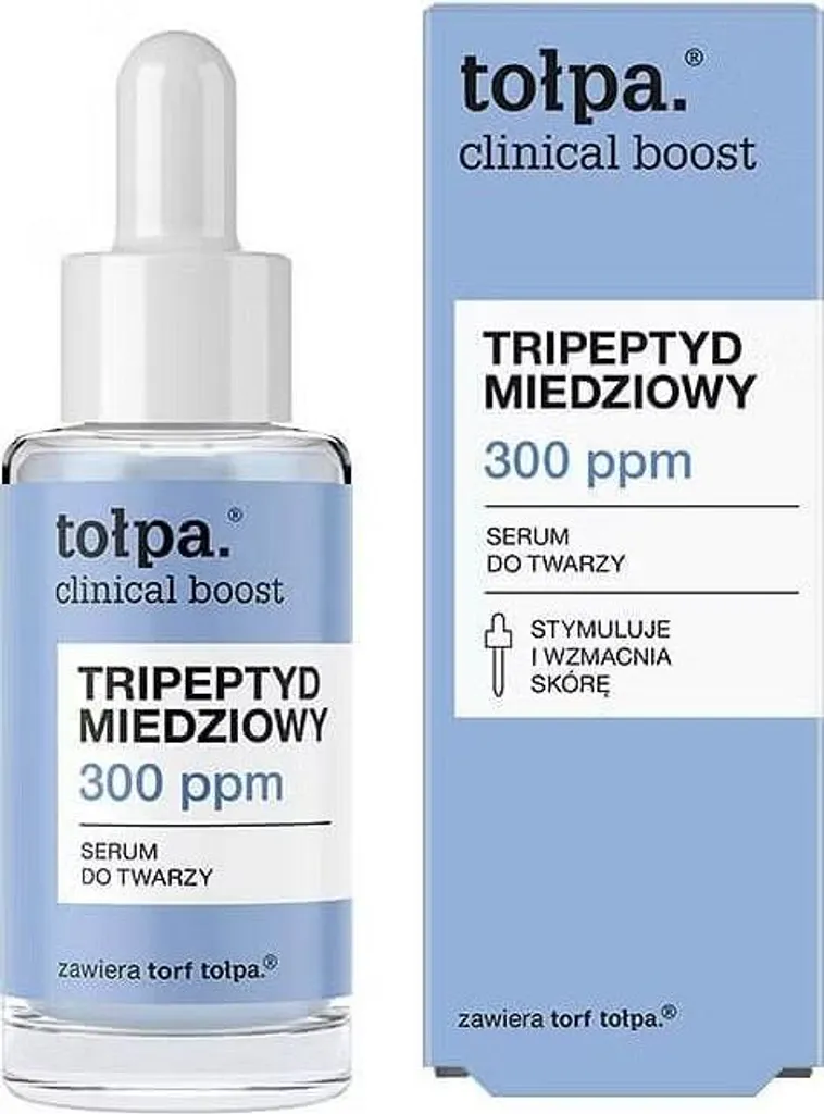 Sérum visage au tripeptide de cuivre Tołpa - Soin régénérant de 30ml