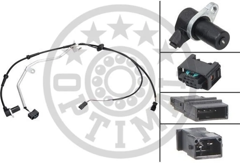 Capteur Vitesse Roue Arrière Gauche Audi A4 B5 pour Système ABS/ESP