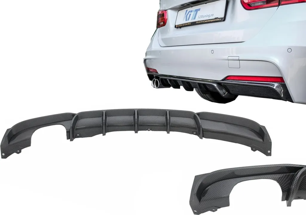 Diffuseur Arrière Carbone BMW Série 3 F30 F31 11-19 Design M3 G