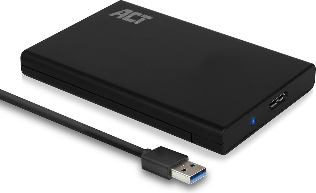 ACT AC1215 Schraubenloses USB-3.1-Gen1- (USB-3.0-) 2,5-Zoll-SATA-Festplatten/SSD-Gehäuse