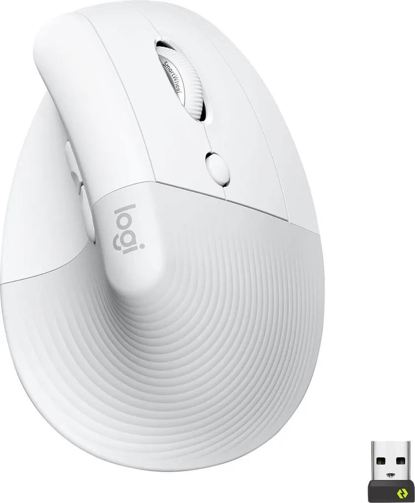 Souris sans fil ergonomique Logitech Lift idéale pour bureautique intense