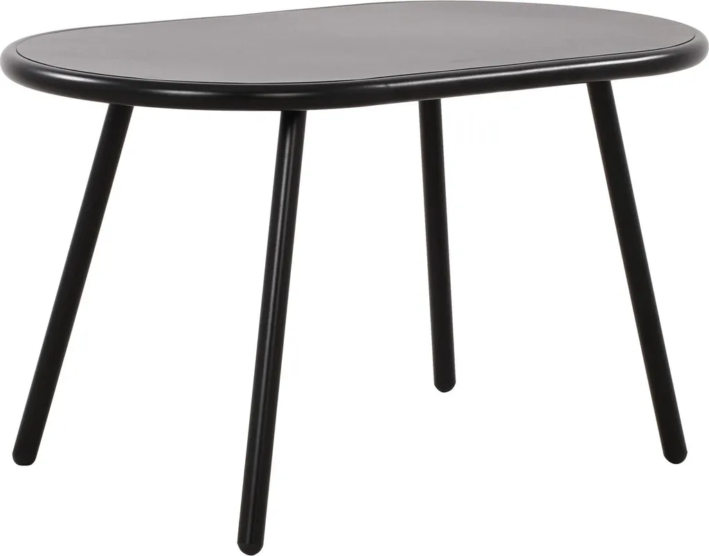 Table de salon rectangulaire Velva noire 80cm - Mobilier contemporain