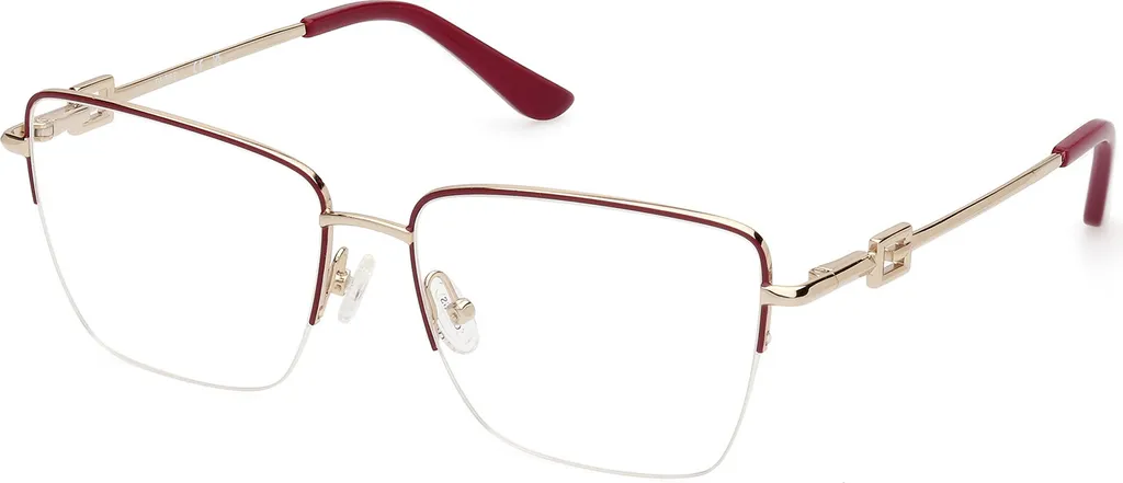 Lunettes Guess GU2976 Bordeaux Brillant - Monture Légère et Design 53mm