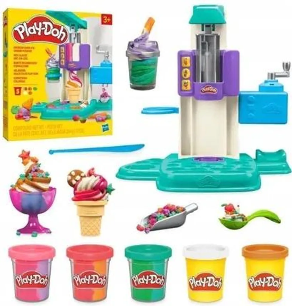 Pâte à Modeler Non Toxique Play-Doh Kitchen Creations F7378 Multicolore