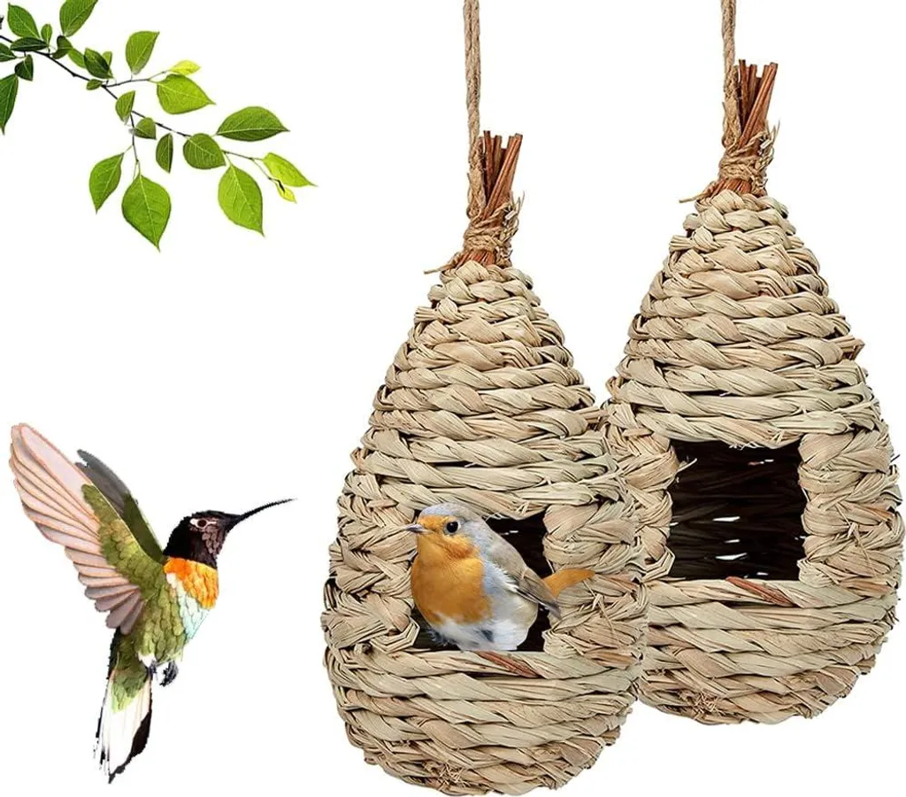 Nid d'oiseau pour mésanges et moineaux, refuge d'hiver pour jardin