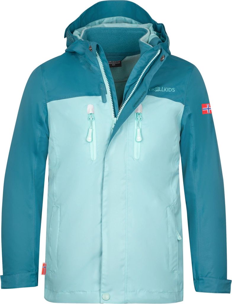 Trollkids Bryggen Jacke Blau 164 cm Mädchen Blau 164 cm
