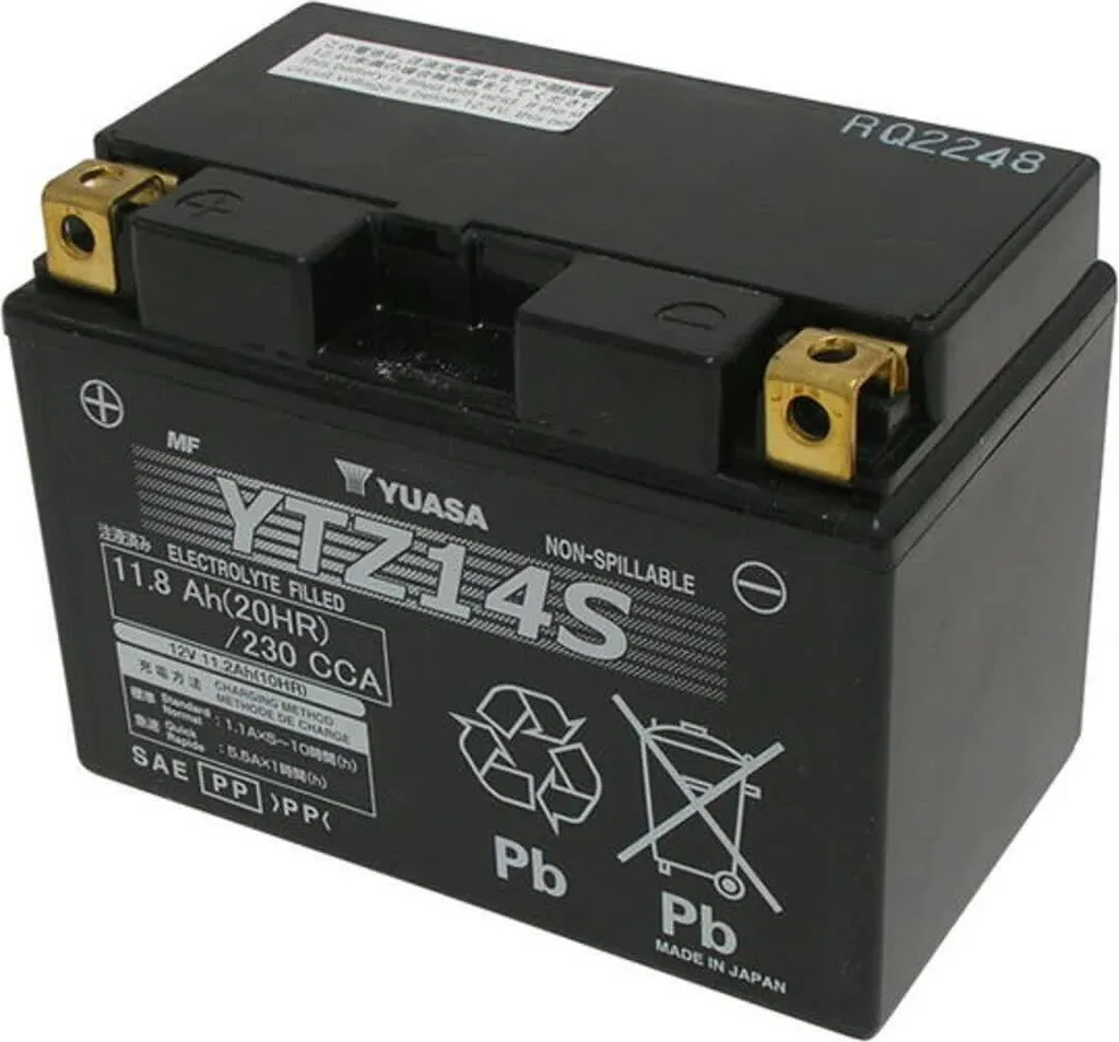 Batteria Yuasa YTZ14S Originale 12V 11,2Ah - Miglior Prezzo Online