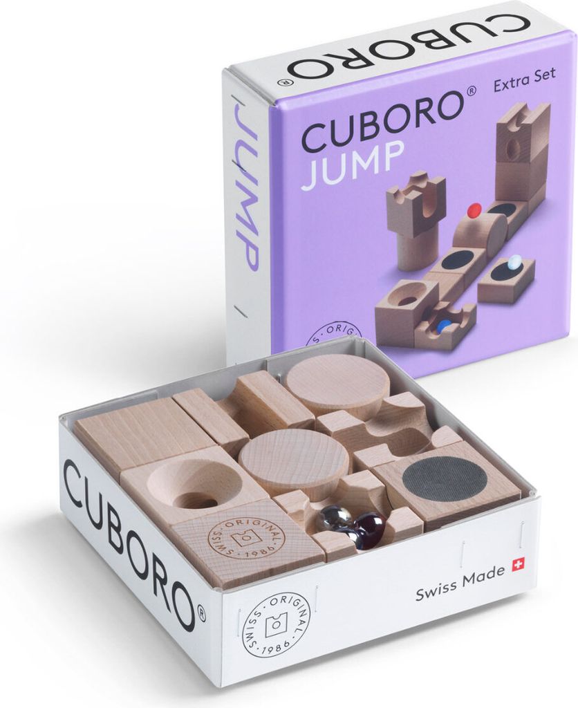 Cuboro JUMP, Stohování bloků, 5 rok/roky, Dřevo, 15 kusů Obrázek produktu 