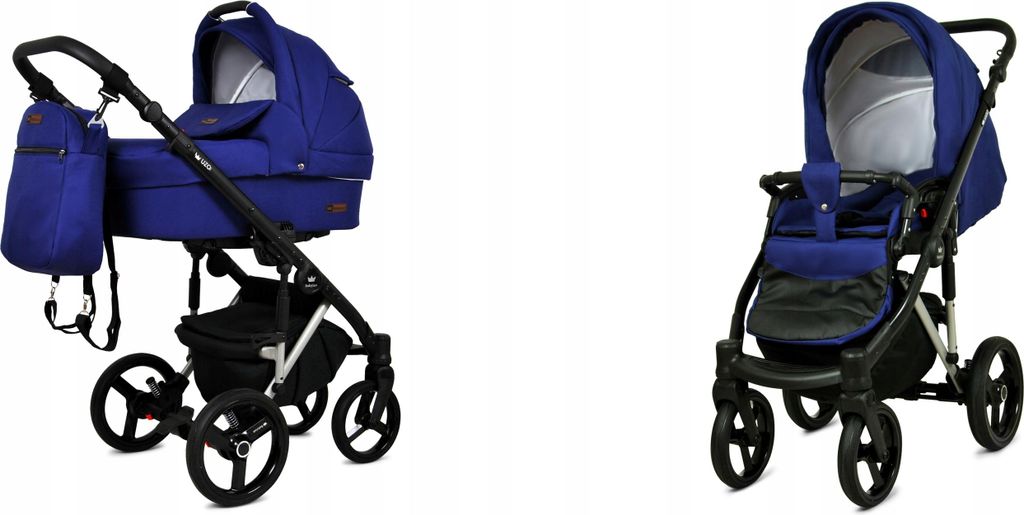 BabyLux UZO | 2in1 Kinderwagen Set | Sailor Blue | Kombikinderwagen | Kinderwagenset | Buggy +