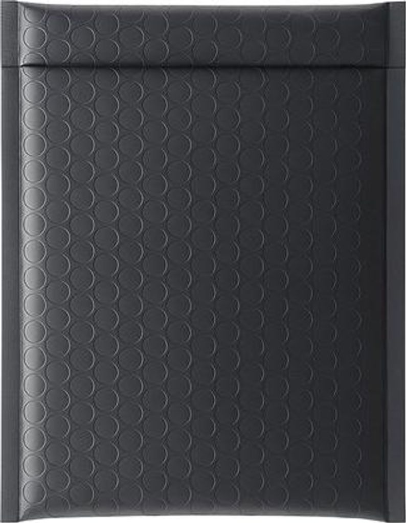 Luftpolsterfolie Versandtasche aus Metall 230 x 324 mm Graphitfarbener Schutz des Inhalts