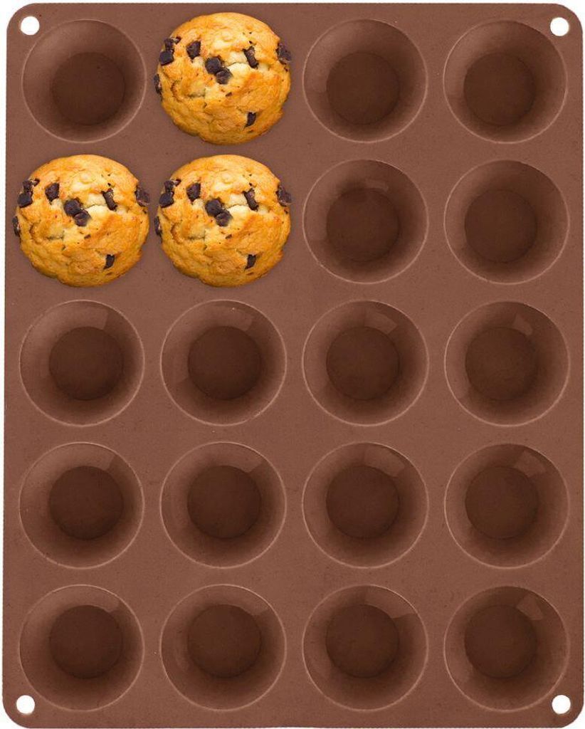 Orion Silikonform Muffinform Backform für 20 Stück kleiner Produktbild 