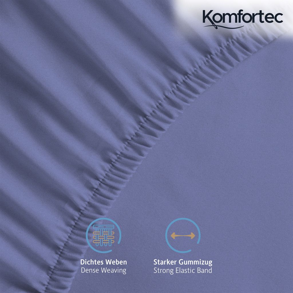 Komfortec Spannbettlaken 160x200 cm, Bettlaken Produktbild 6