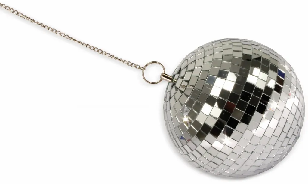 Boule Disco 15 cm Kotronic Miroir Véritable avec Attache de Sécurité