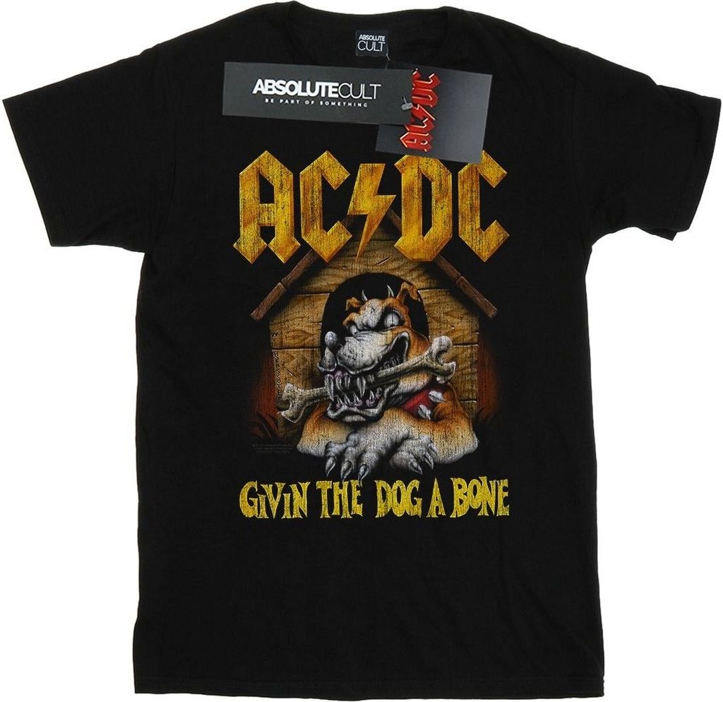 AC/DC - "Give The Dog A Bone" T-Shirt für Herren BI7349 (S) (Schwarz)