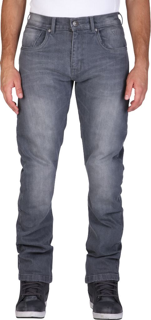 Modeka Glenn 2 Motorrad Jeans, grau, Short 38