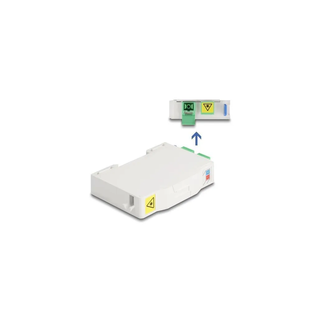 Boîtier de terminaison optique mural avec support épissure et 2 SC Simplex - 2
