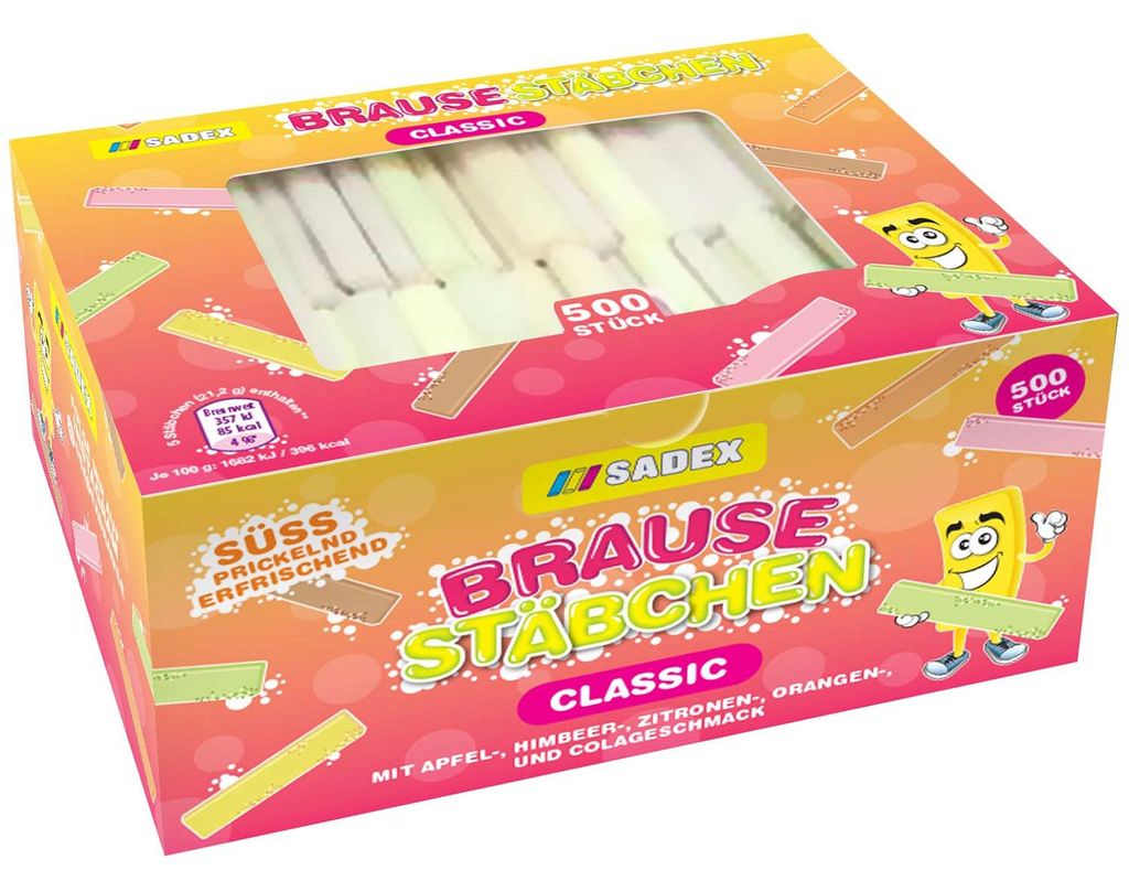 Sadex Brause Stäbchen Classic 500er Produktbild 