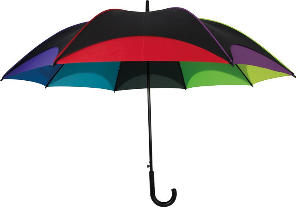 Automatik-Regenschirm "XXL" in Regenbogefarben