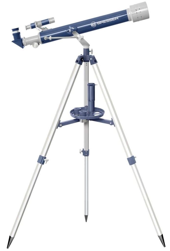 Bresser Optics 60/700 AZ, Modrá, Šedá, Hliník Obrázok produktu 