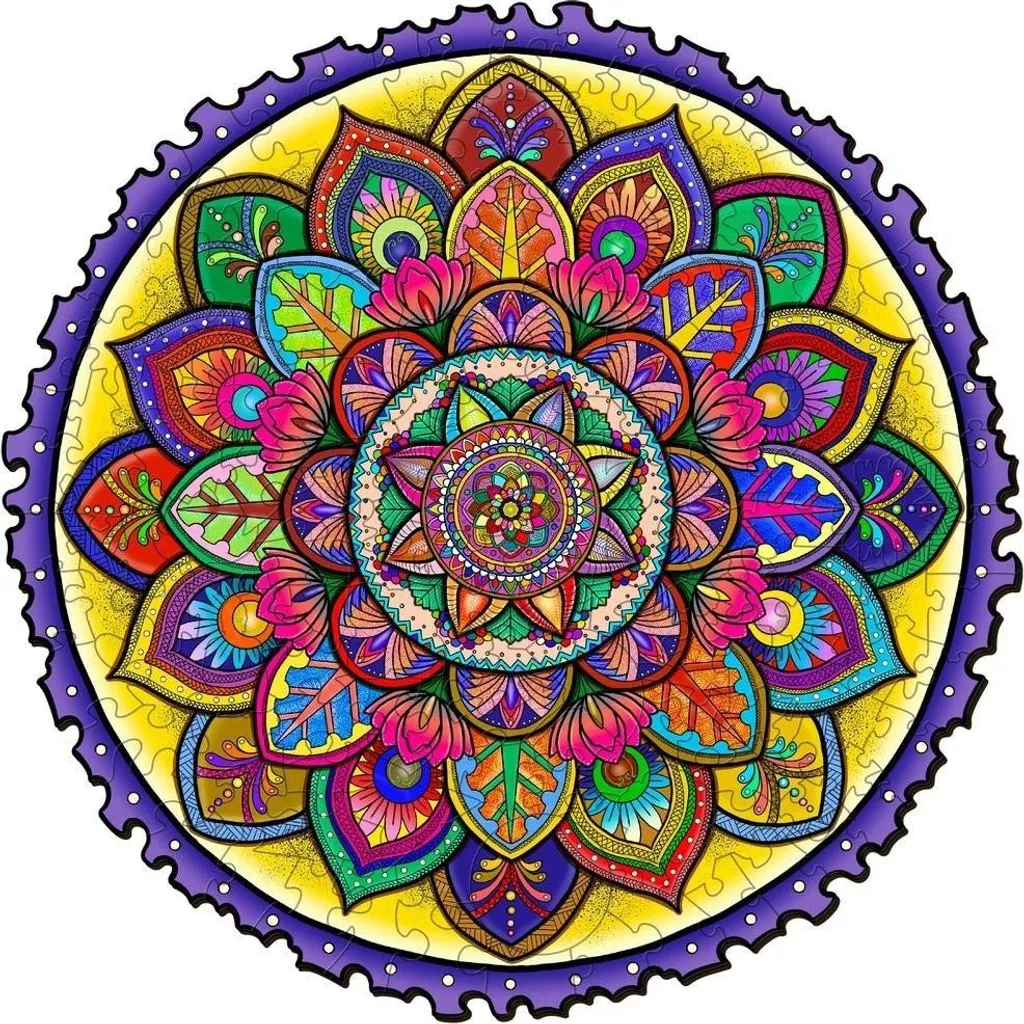 Casse-tête Zen Mandala L : Activité anti-stress et détente pour adulte