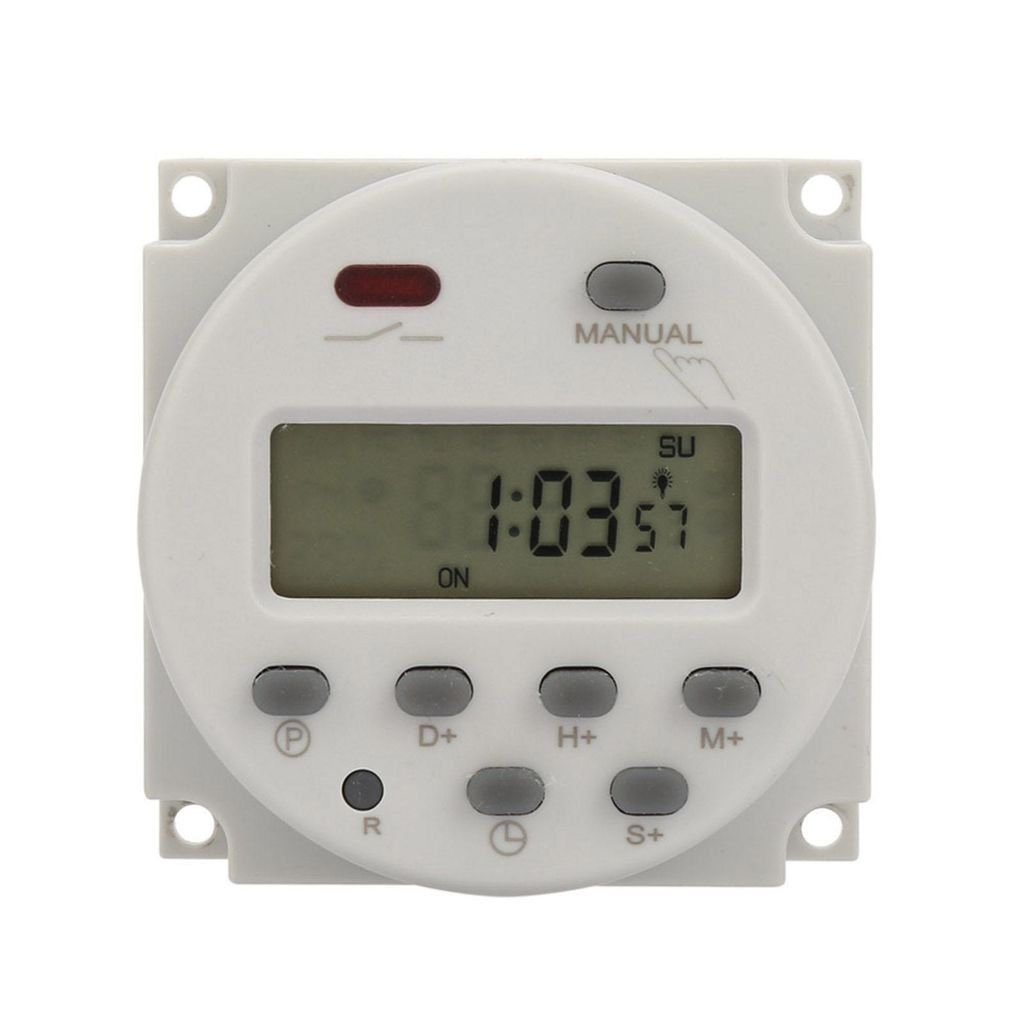 Malý 7denní časovač s digitálním displejem, 1S168h, 5VA (5V Obrázek produktu 