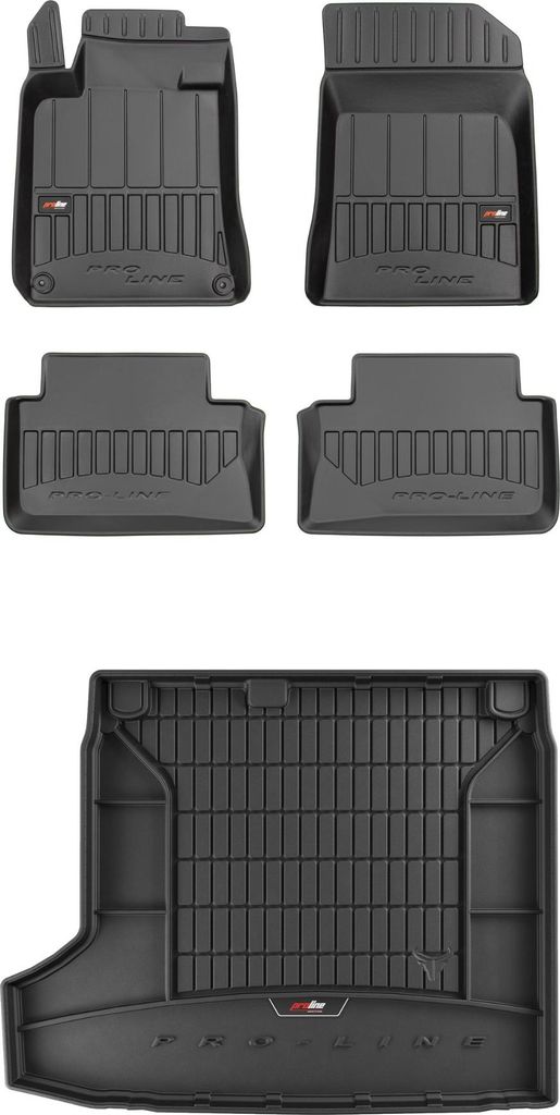 FROGUM 3D Gummimatten und Kofferraummatte für Peugeot 508 I 2010-2018