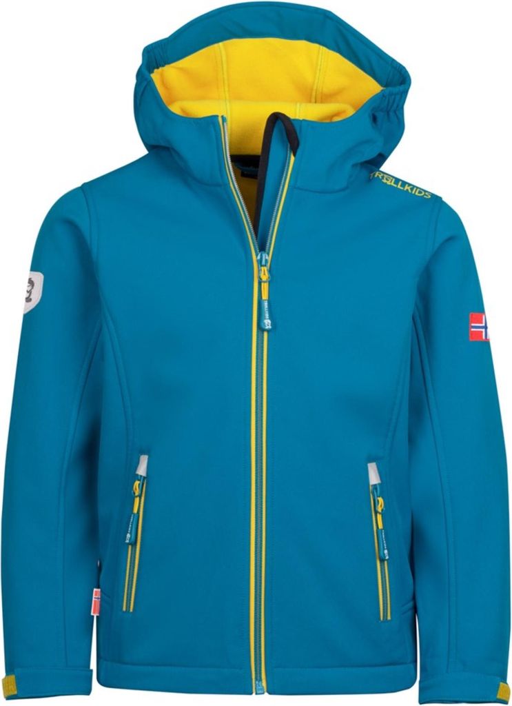 Trollkids Kids Trollfjord Jacket Jungen Jacke Blau 161-197 Produktbild 
